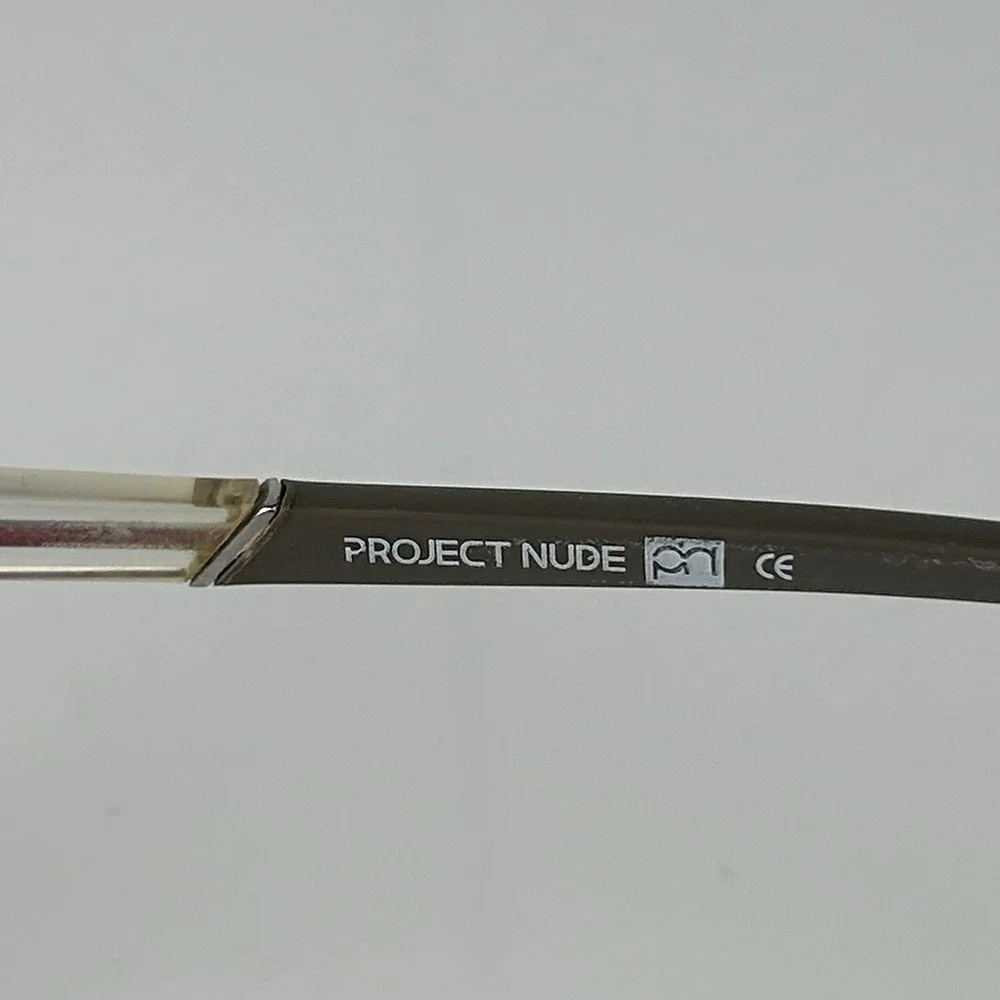Project Nude Women's Eyeglasses Frame Brown & Red Plastic Full Rim‎ 52-16-140 mm